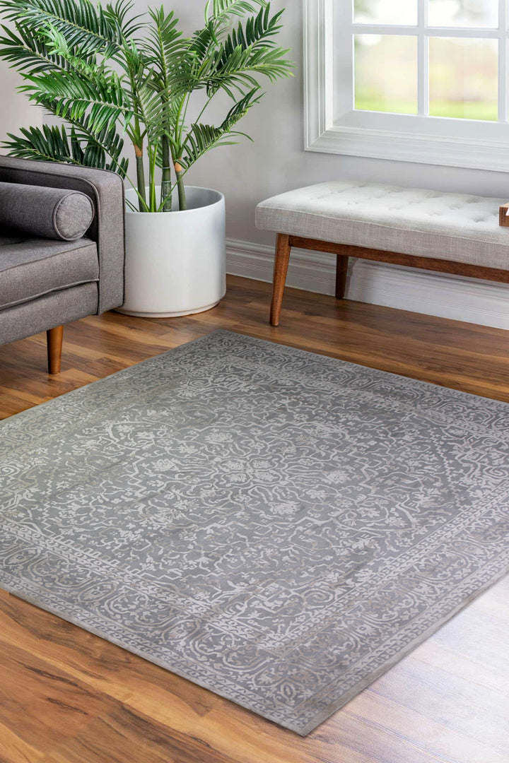 Turkish Modern Festival WD Rug - 10 x 10 FT - Gray - Luxurious Woven Masterpiece 50% Off!