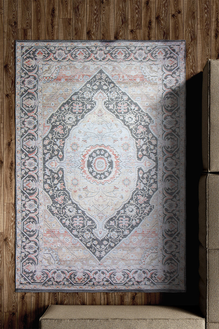 Premium Quality Turkish Antia Rug - 4.9 x 7.9 FT - Resilient Construction for Long-Lasting Use