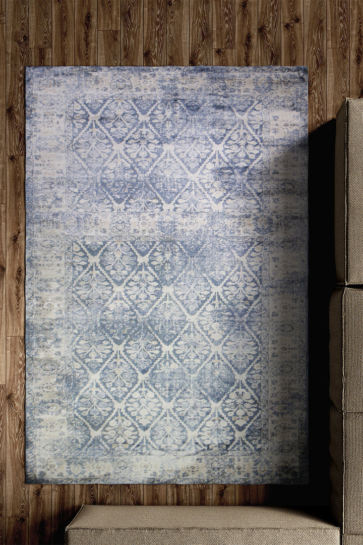 <p>Turkish Modern <strong>Festival Wd Rug</strong>  - Blue - 5.2 x 9.5 FT</p>