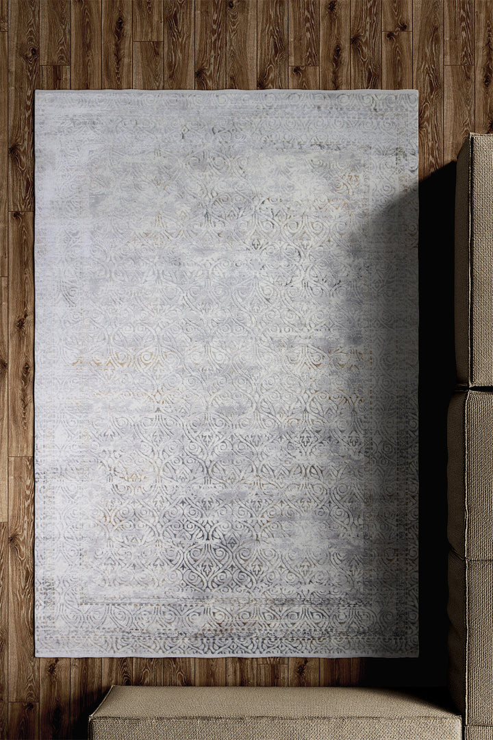 Turkish Modern Alpine Rug - 4.9 x 7.4 Ft - Gray - Superior Comfort, Modern Style Accent Rugs