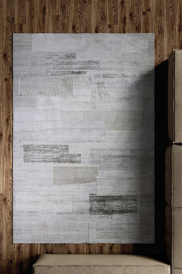 Turkish Modern Festival 1 Rug - 5.2 x 7.5 Ft - Cream - Superior Comfort, Modern Style Accent Rugs