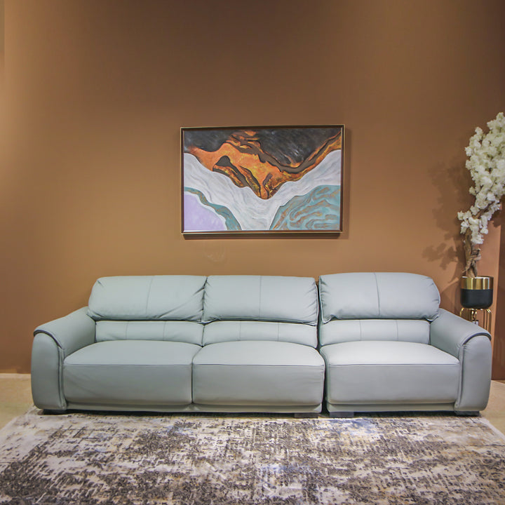Imported Leather Sofa , Model 6080