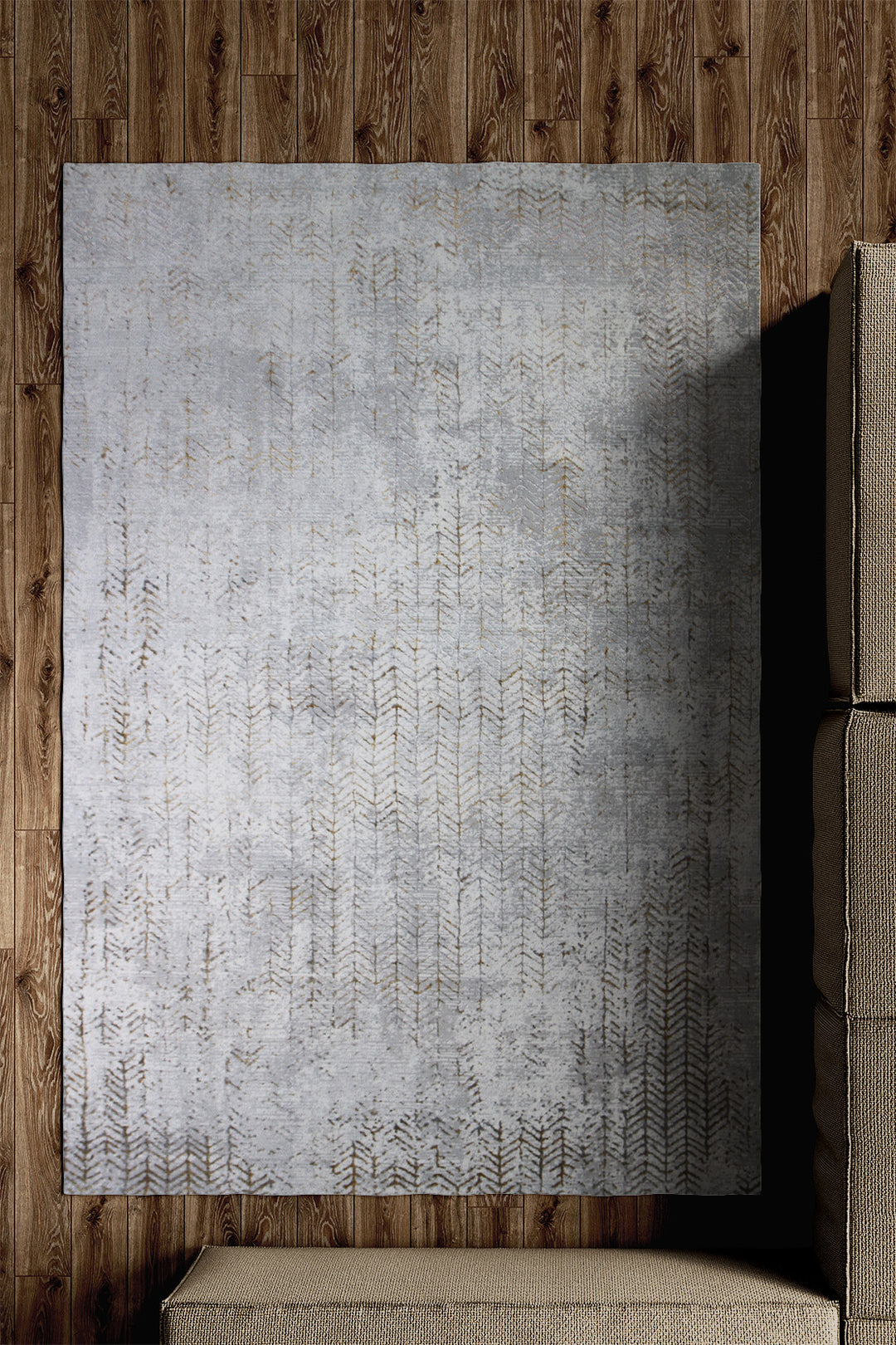 Turkish Modern Festival 1 Rug - 5.2 x 7.5 Ft - Gray - Superior Comfort, Modern Style Accent Rugs