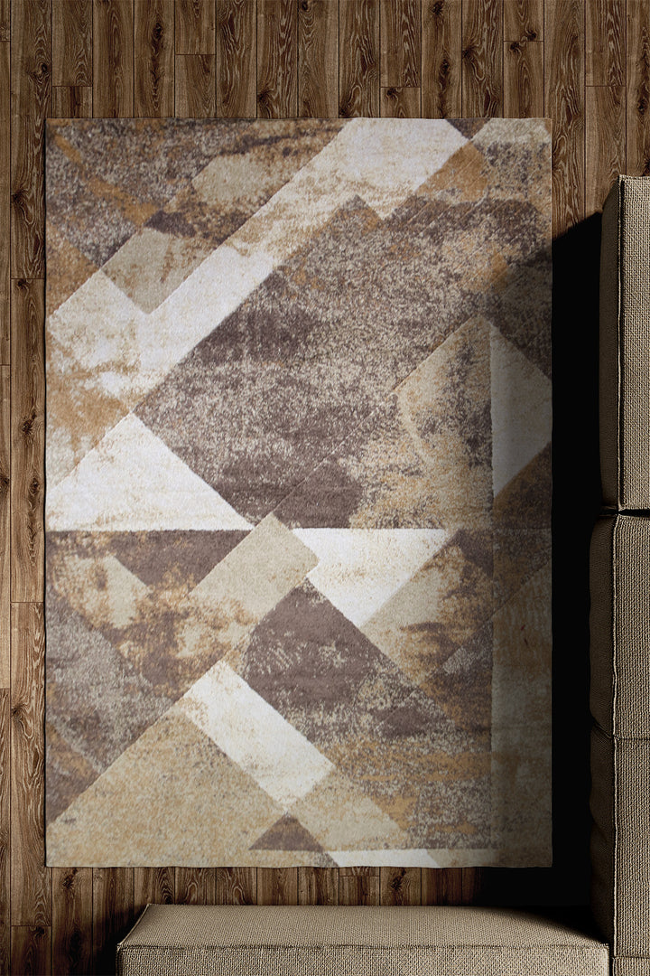 <p>Turkish Modern <strong>Air Rug</strong>  - Brown - 4.9 x 7.3 FT</p>