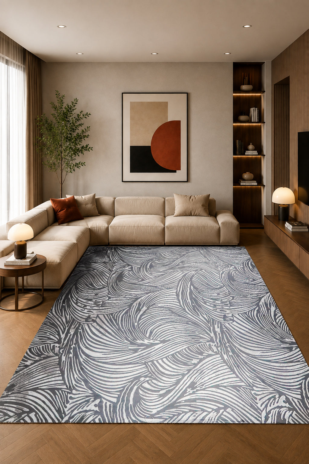 Turkish Modern <strong>Festival</strong> - 1 Rug - Gray