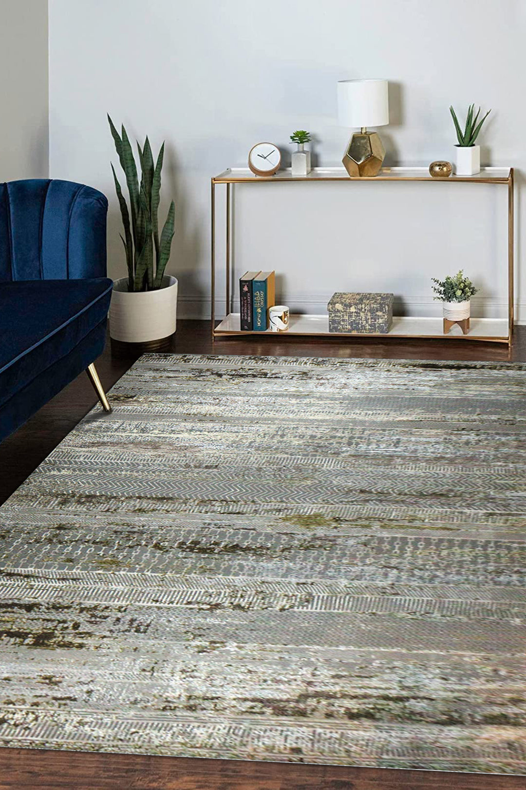 Turkish Matrix Rug - 8.2 x 11.5 FT - Contemporary Abstract Elegance with Premium Quality