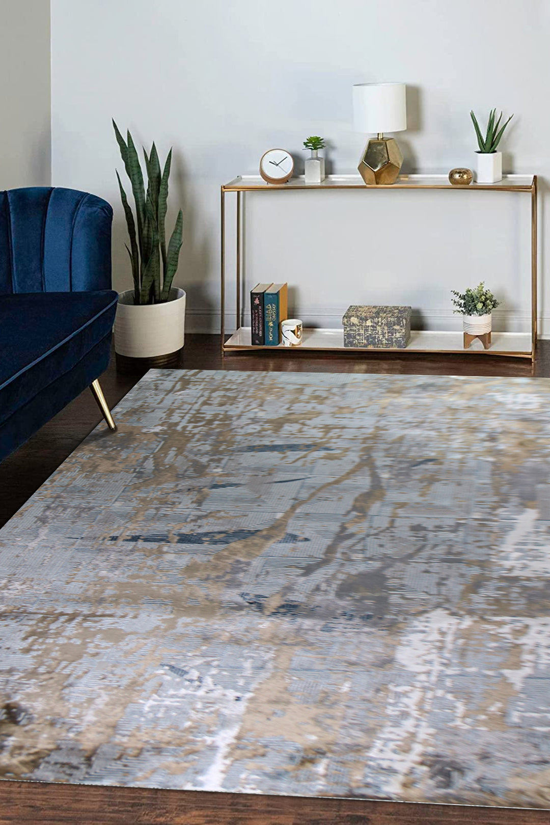 Turkish Modern <strong> Vk-Oasis</strong> Rug - Brown