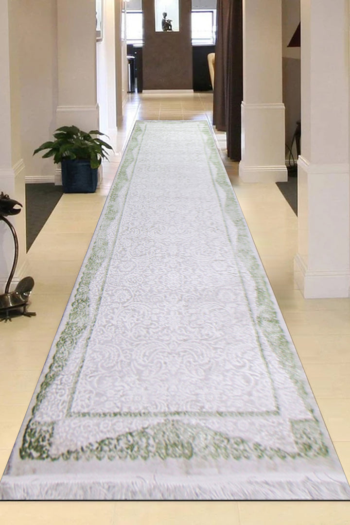 Turkish Modern Festival Acrylic Rug - 2.6 x 9.8 FT - Luxurious Woven Masterpiece 50% Off!