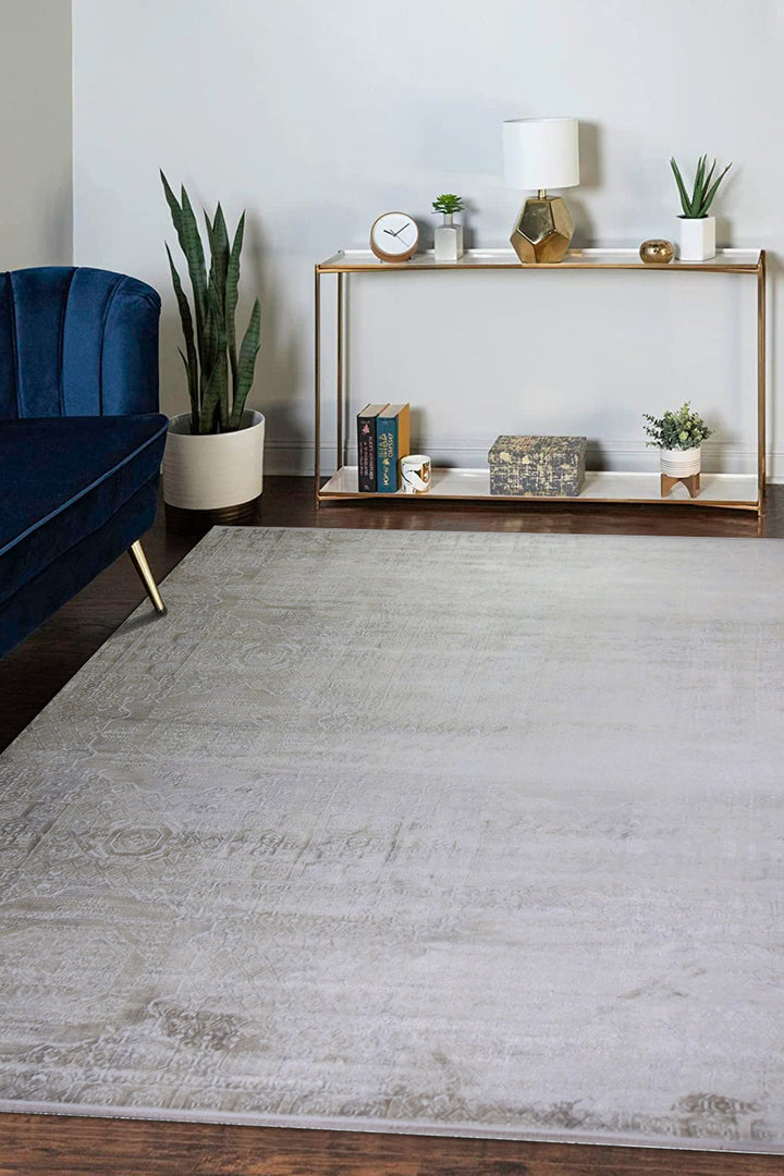 Turkish Modern  Festival-1 Rug - 6.5 x 9.8 FT- Beige - Superior Comfort, Modern Style Accent Rugs