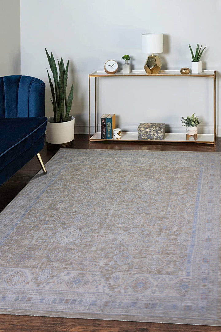 <p>Turkish Modern <strong>Opera Rug</strong>  - Beige - 6.5 x 9.8 FT</p>