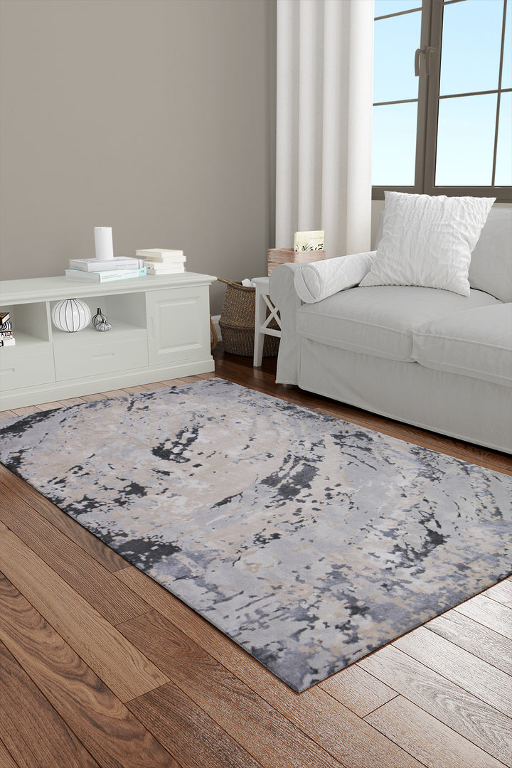 Turkish Modern Expression Rug - 4.1 x 5.6 FT - Superior Comfort, Modern Style Accent Rugs