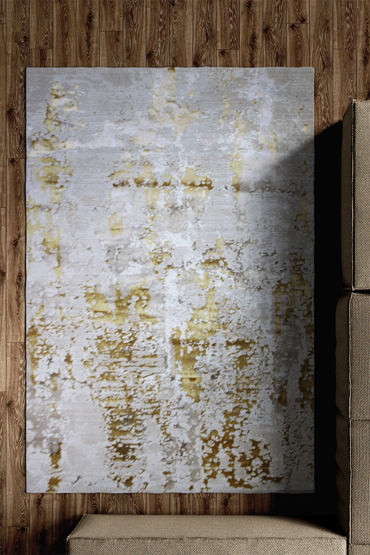 Turkish Modern Festival 1 Rug - 5.2 x 7.5 Ft - Beige - Superior Comfort, Modern Style Accent Rugs