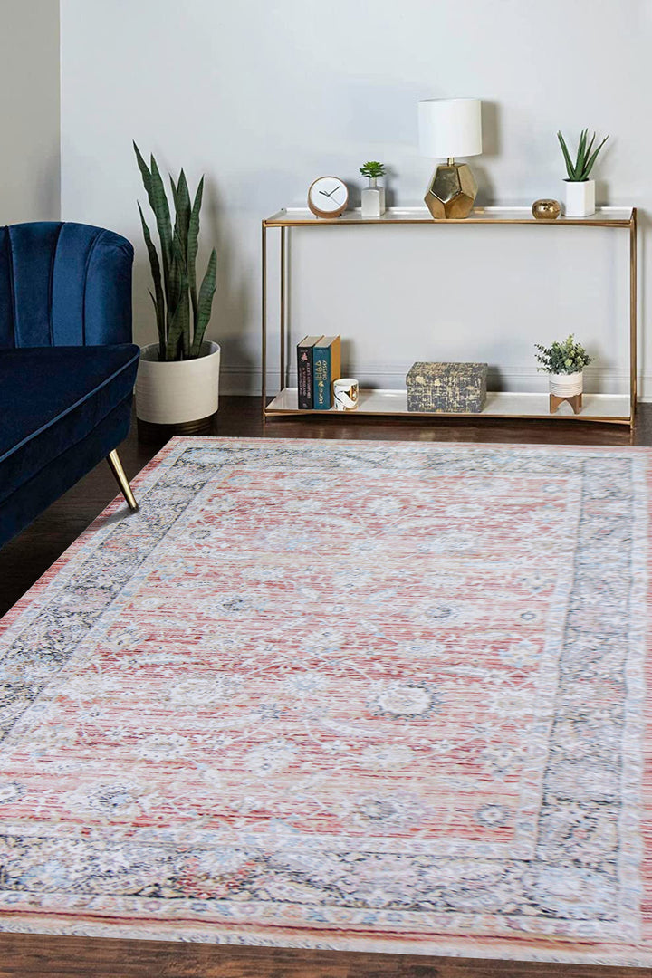 Premium Quality Turkish Antia Rug - 6.6 x 9.4 FT - Resilient Construction for Long-Lasting Use