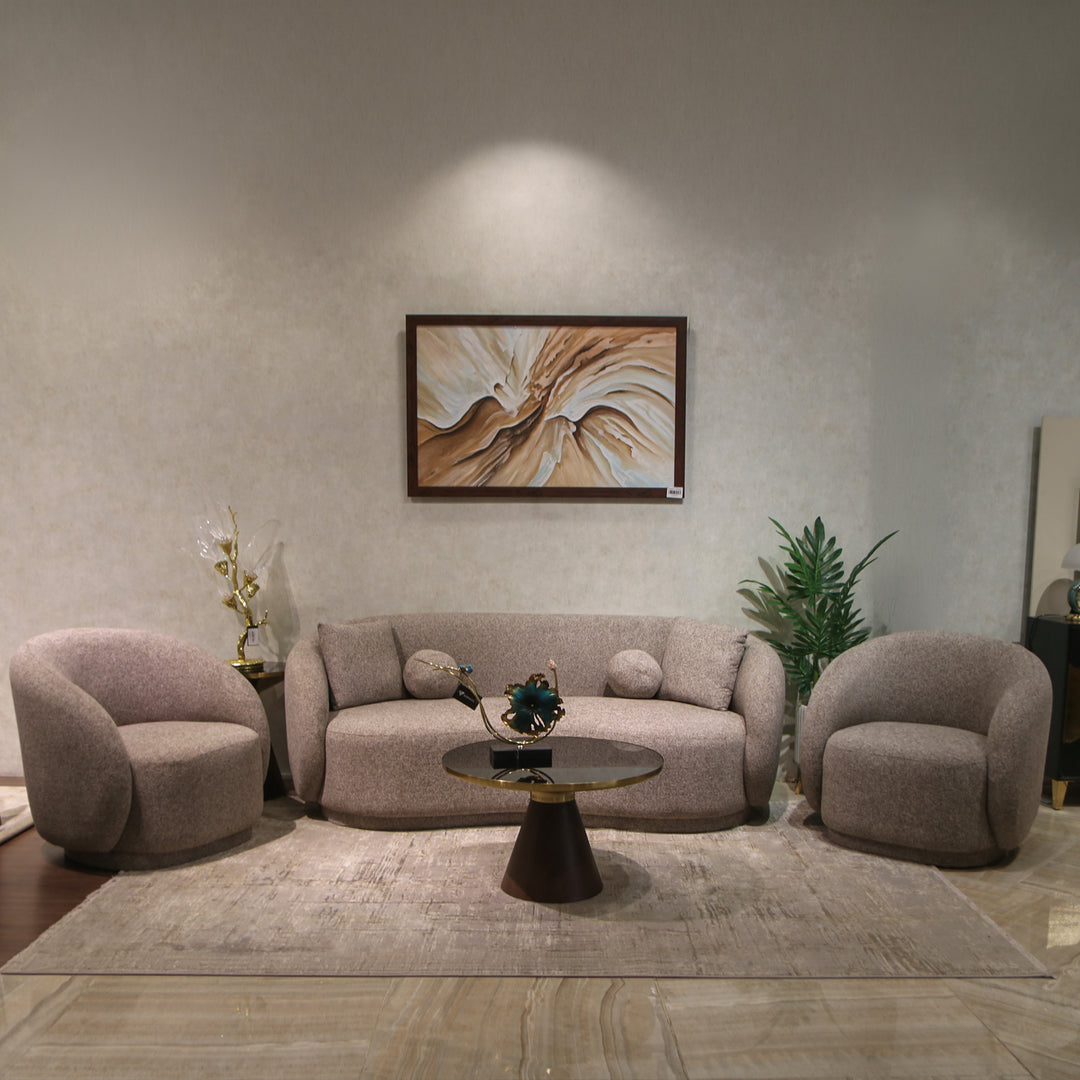 Modern Cloud Couch with Soft Boucle Upholstered, 7 Seaters Comfy Couch for Living Room Home Office