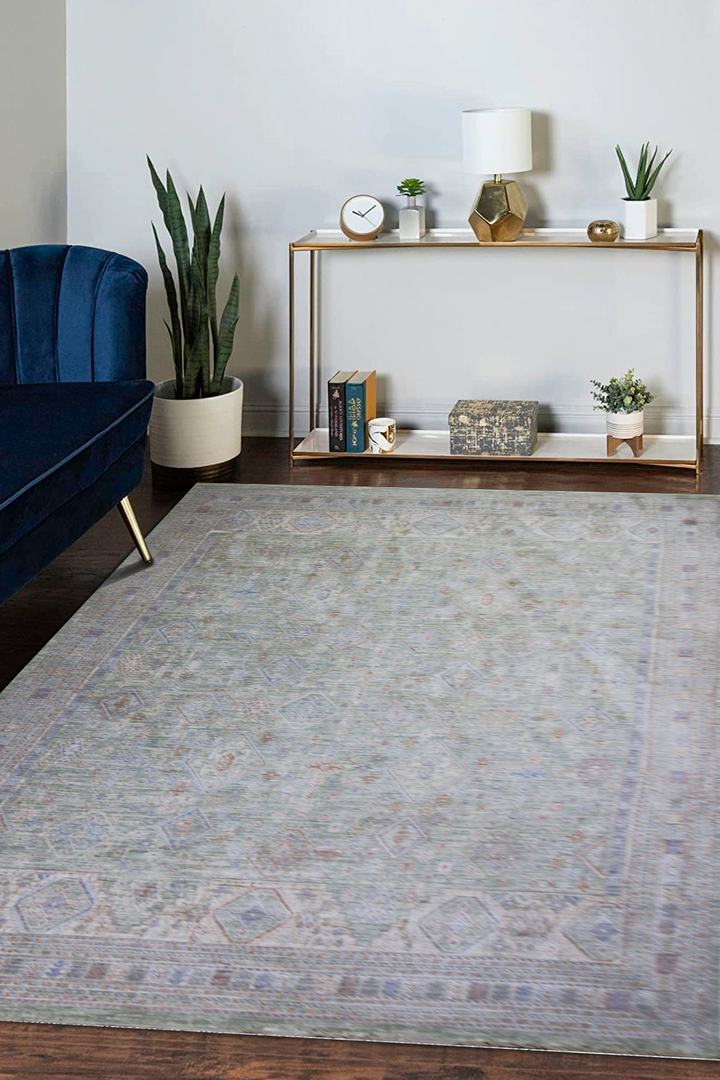 <p>Turkish Modern <strong>Opera Rug</strong>  - Green - 6.5 x 9.8 FT</p>