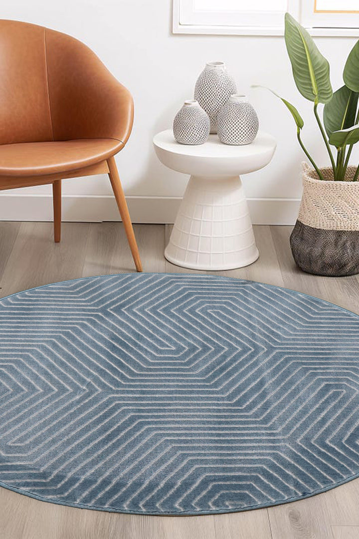 Turkish Modern Festival WD Rug - Blue