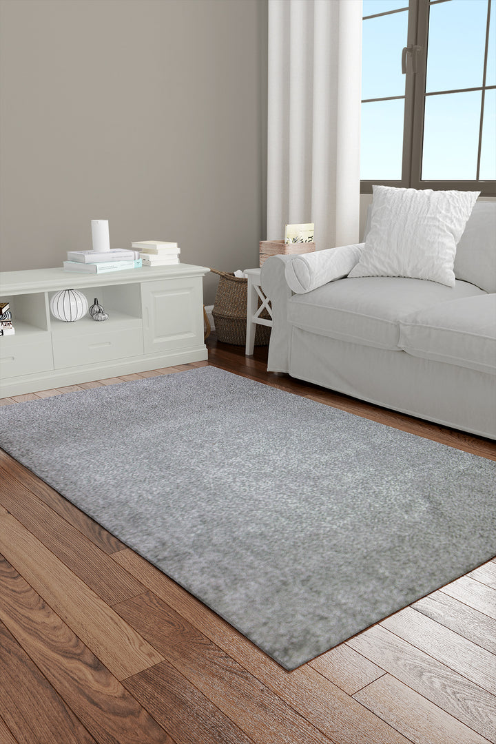Brilliance Rug  SILVER - 4 x5.5  FT - Soft, Durable, and Easy to Clean