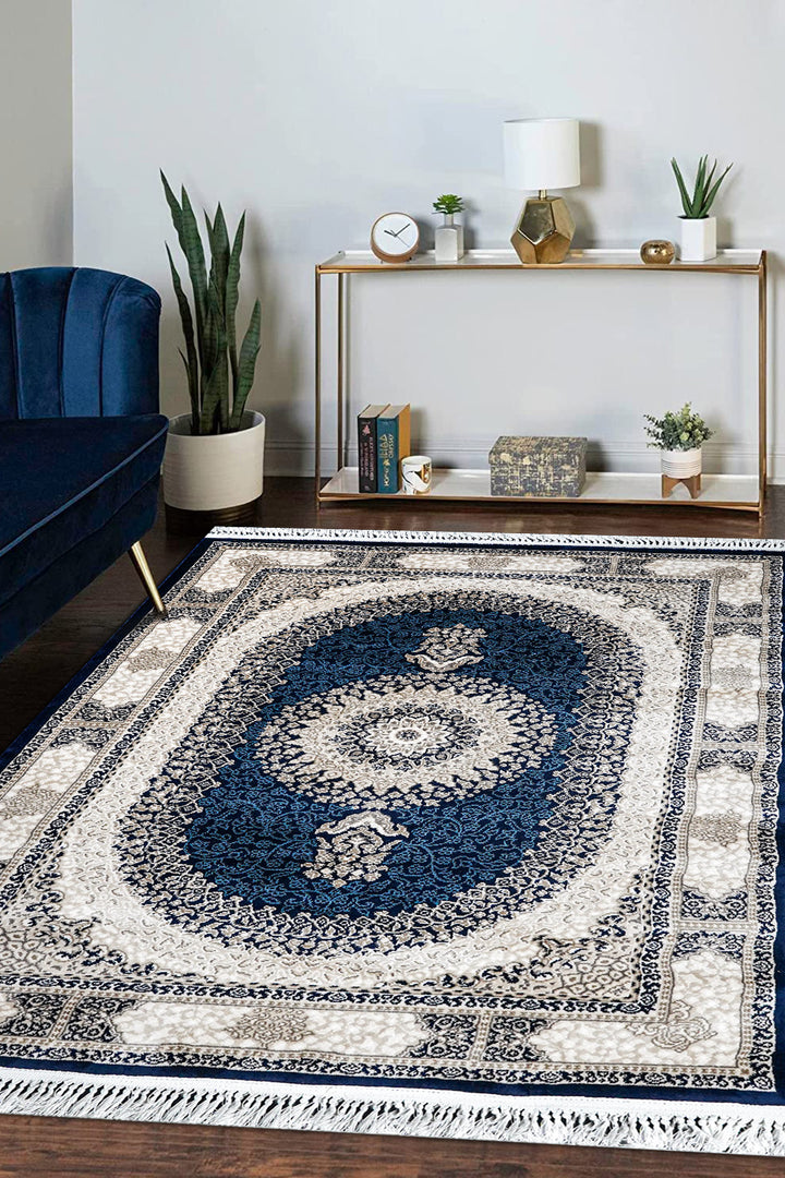 Turkish Shirazy Rug - Blue
