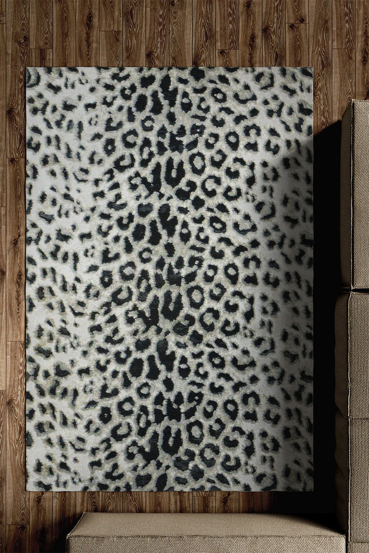 Turkish Modern Festival 1 Rug - 5.2 x 7.5 FT - Gray - Sleek and Minimalist for Chic Interiors