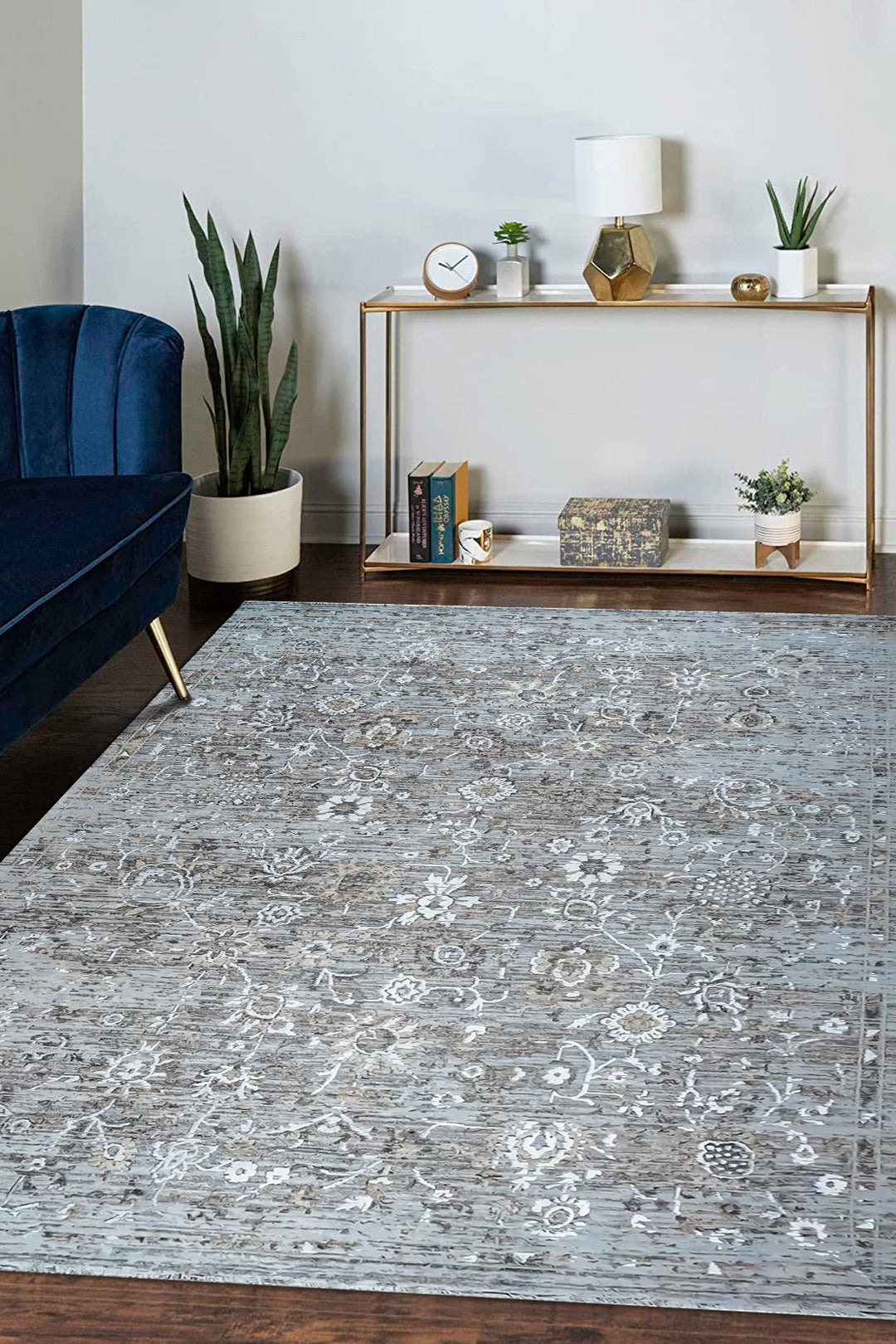 Turkish Modern <strong>Woolly</strong> - 1 Rug - Gray
