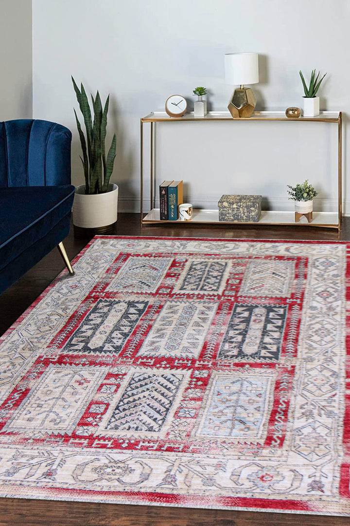 Premium Quality Turkish Antia Rug - 6.6 x 9.4 FT - Resilient Construction for Long-Lasting Use