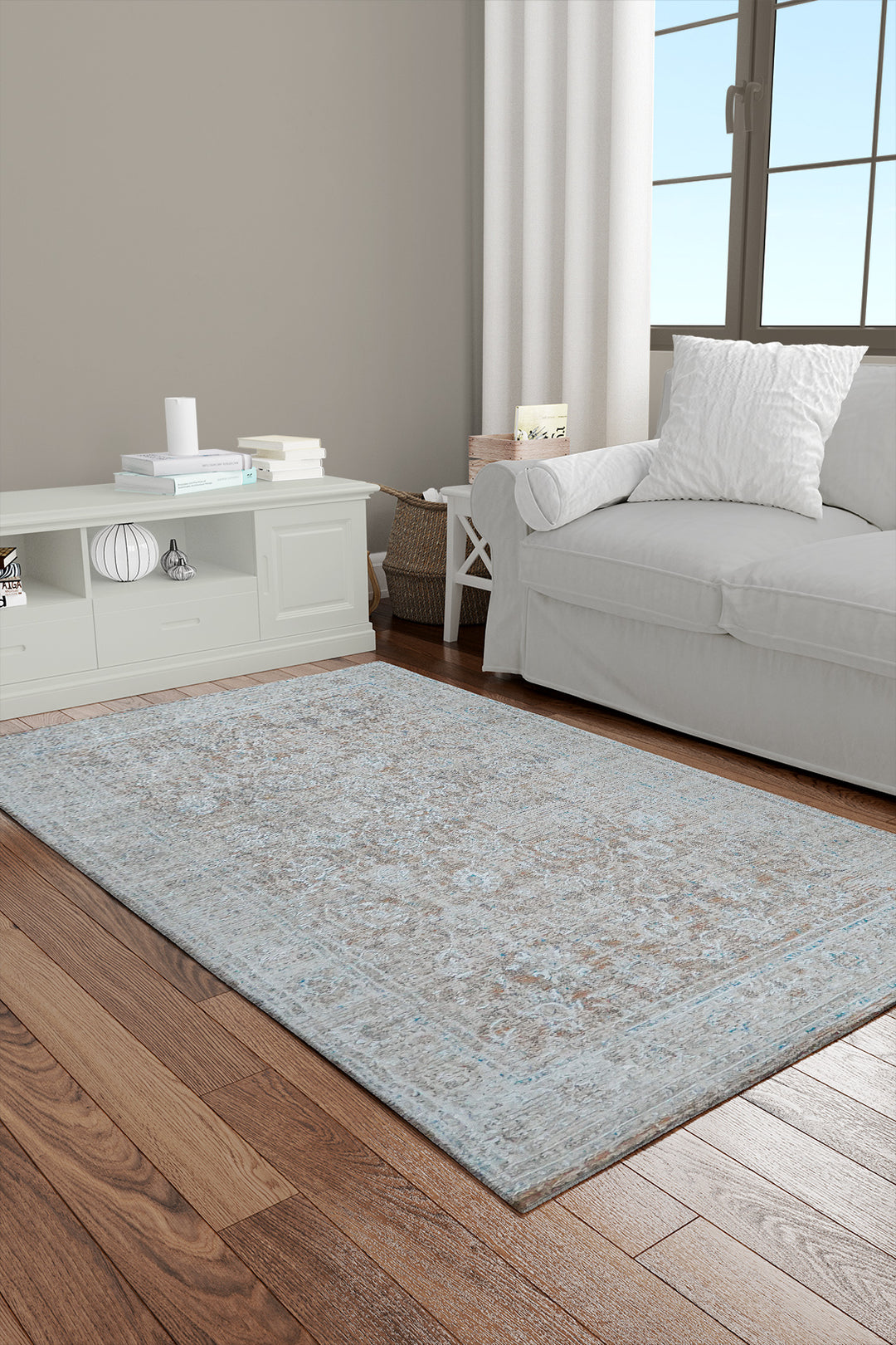 Turkish Modern <strong>Woolly</strong> - 1 Rug - Beige