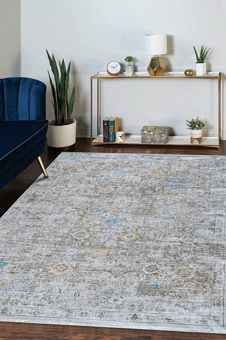 Turkish Modern <strong>Pena</strong> - 1 Rug - Green