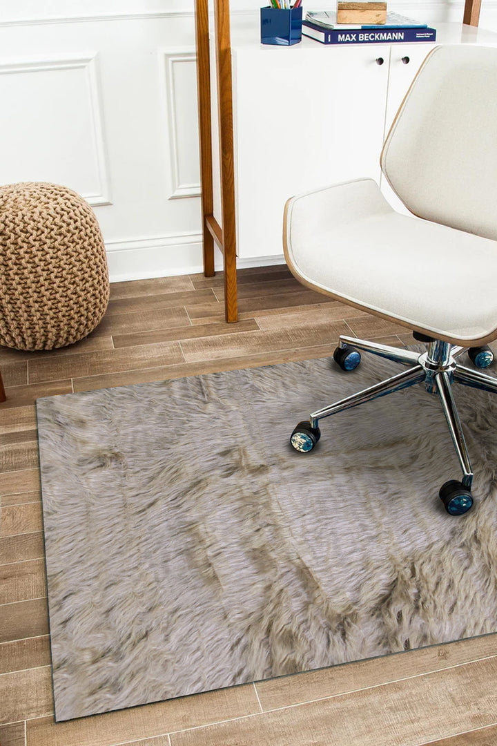 Turkish Cosmos Fur Rug - 2 x 3 Ft - Brown - Fluffy Furry Floor Decor Rugs