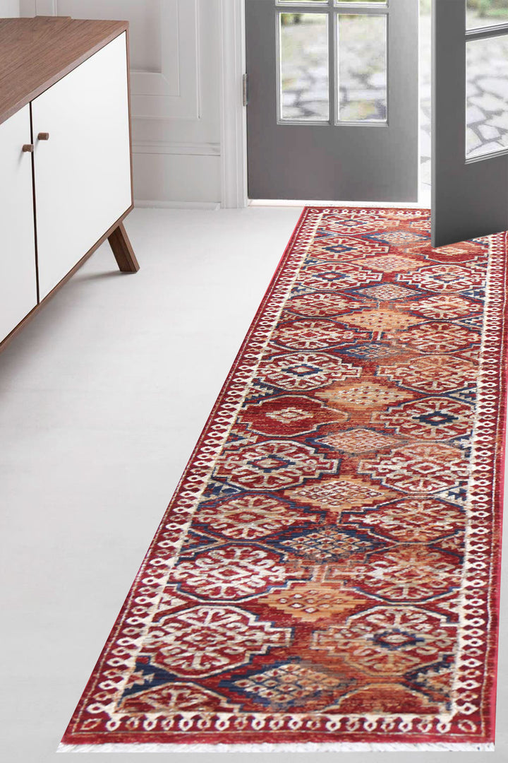 Turkish Modern Festival - 1 Rug - 2 x 7.7 FT - Superior Comfort, Modern Style Accent Rugs