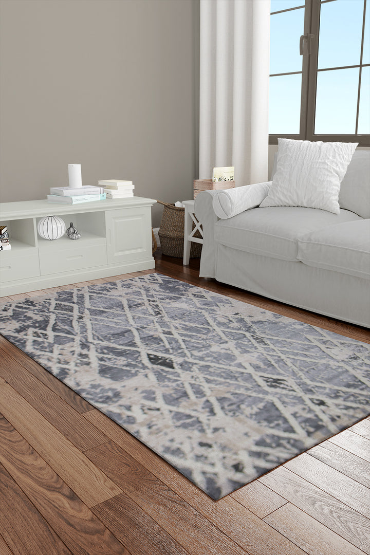 Turkish Modern Expression Rug - 4.1 x 5.6 FT - Superior Comfort, Modern Style Accent Rugs