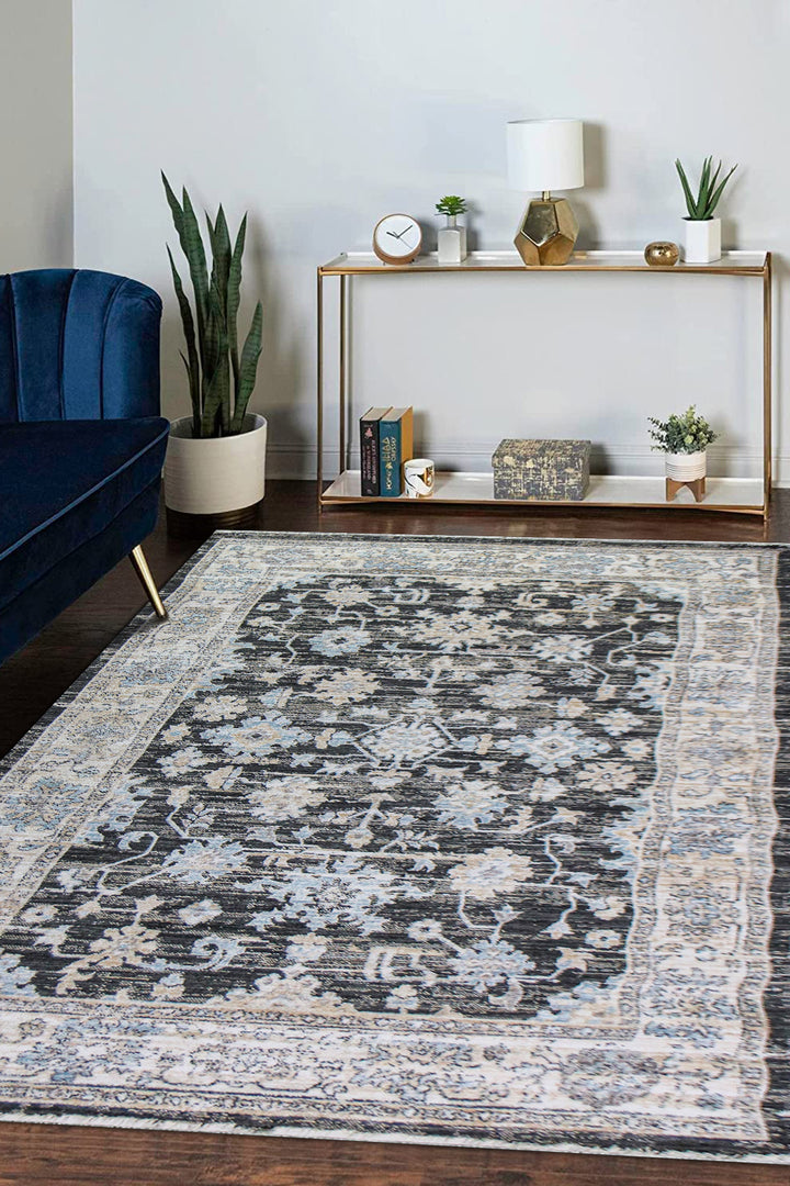 Premium Quality Turkish Antia Rug - 6.6 x 9.4 FT - Resilient Construction for Long-Lasting Use