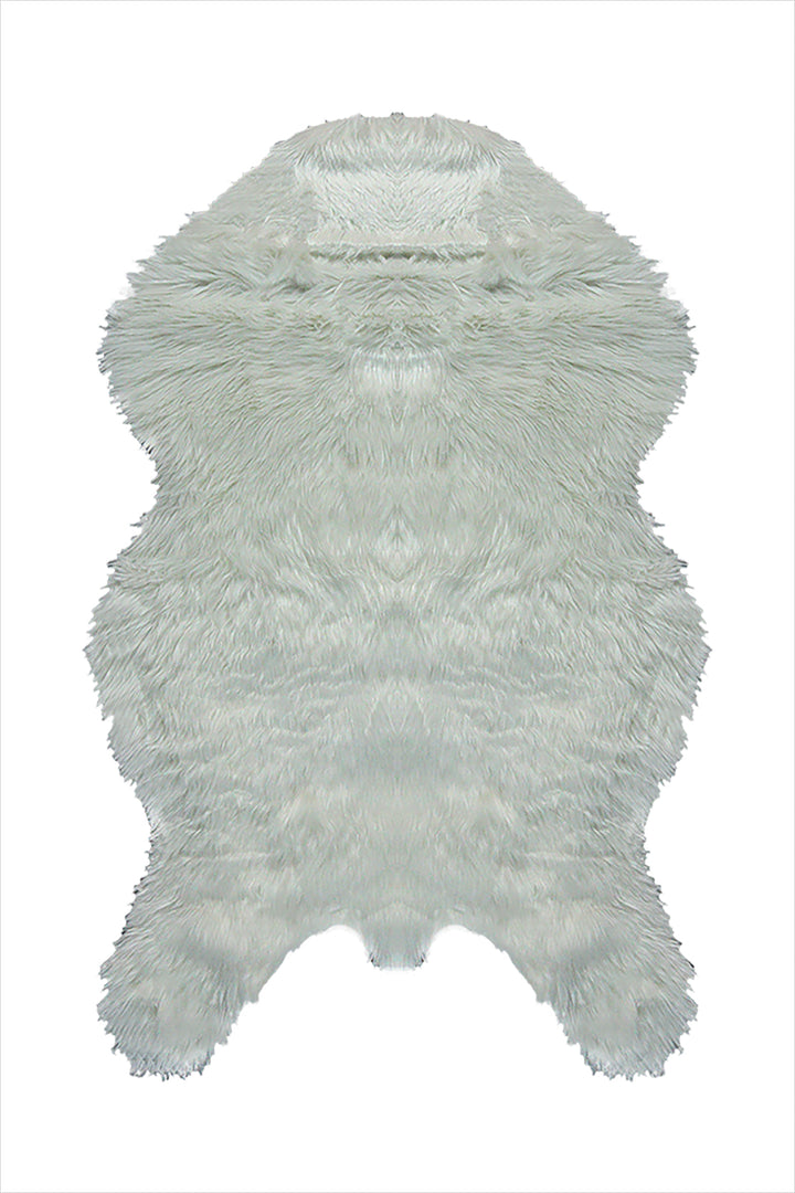 Wild Life (Sheep Fur) - 2.9 x 4.9 FT - White - Luxuriously Soft Fluffy Rug