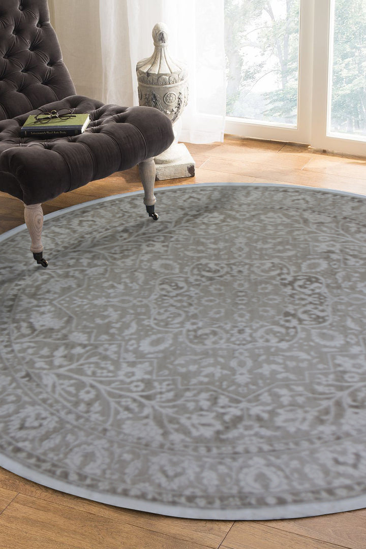 <p>Turkish Modern <strong>Elements Rug</strong>  - Beige - 5.2 x 5.2 FT</p>