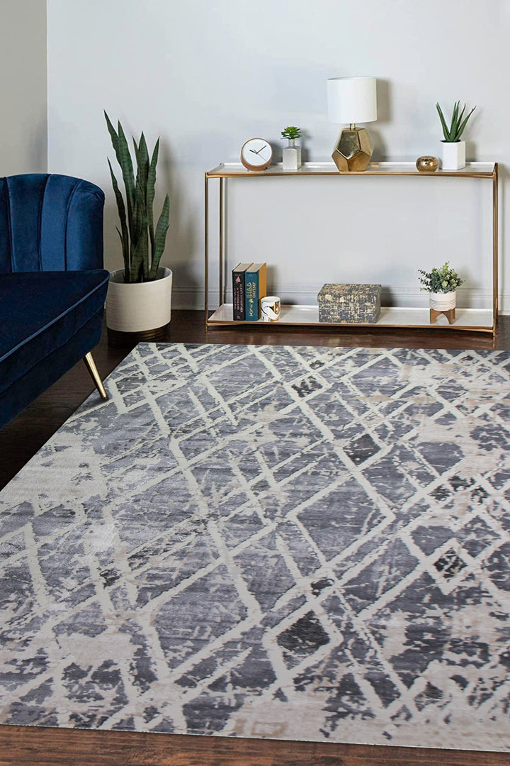 Turkish Modern Expression Rug - 6.6 x 9.5 FT - Superior Comfort, Modern Style Accent Rugs