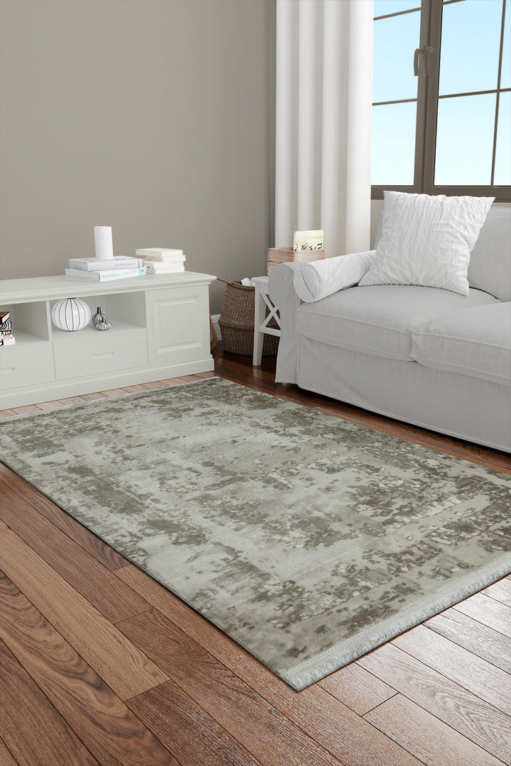 Turkish Modern Festival 1 - 2.6 x 4.9 FT - Beige - Sleek and Minimalist for Chic Interiors
