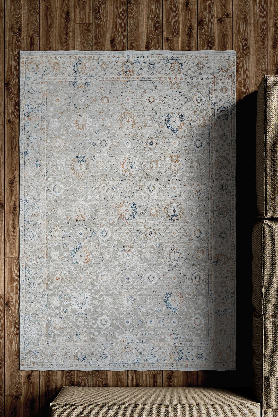 Turkish Modern Amber Rug - Cream