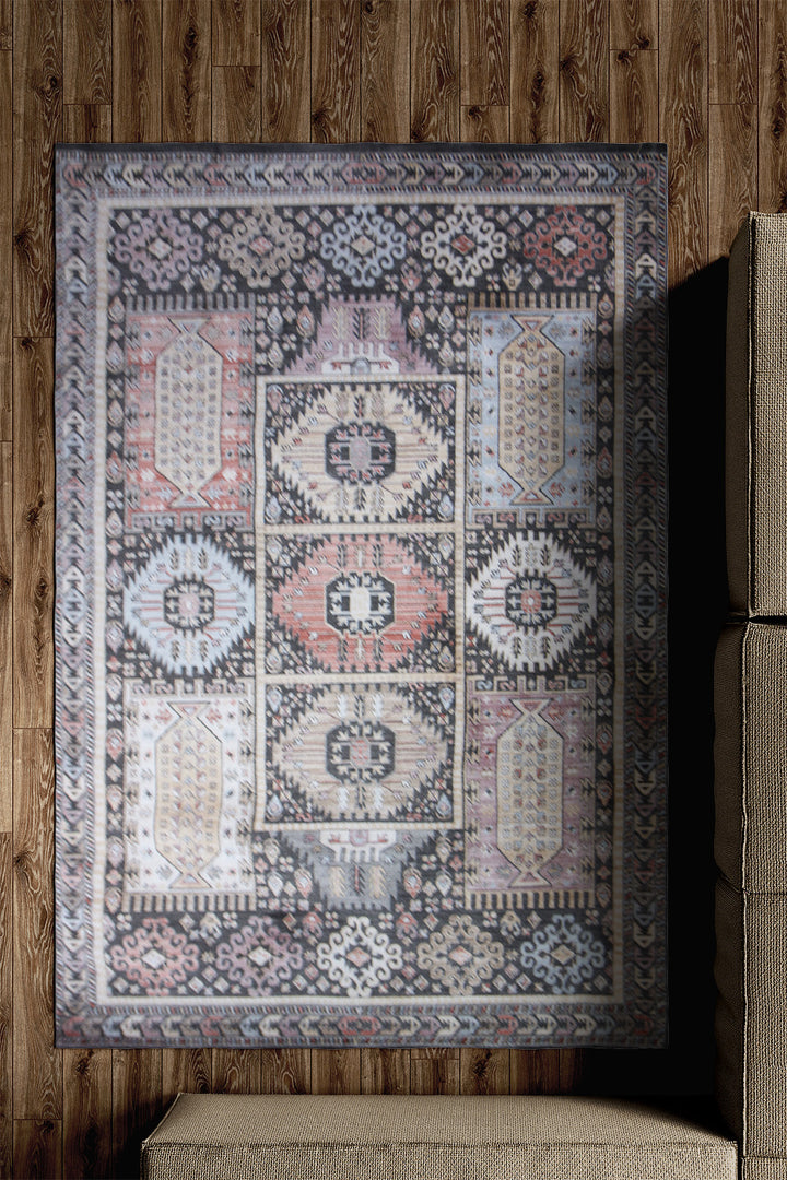 Premium Quality Turkish Antia Rug - 4.9 x 7.9 FT - Resilient Construction for Long-Lasting Use