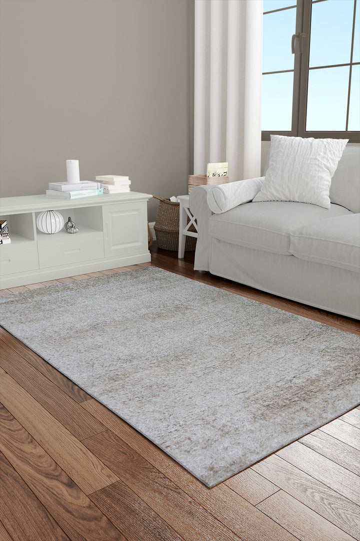 Turkish Shaggy California Rug - 3.3 x 4.9 FT - Beige - Fluffy and Durable Floor Rug
