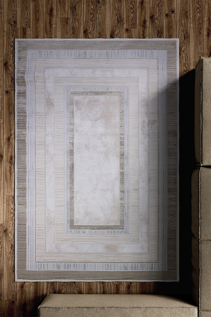 Turkish Modern Expression Rug - 4.9 x 7.4 FT - Superior Comfort, Modern Style Accent Rugs