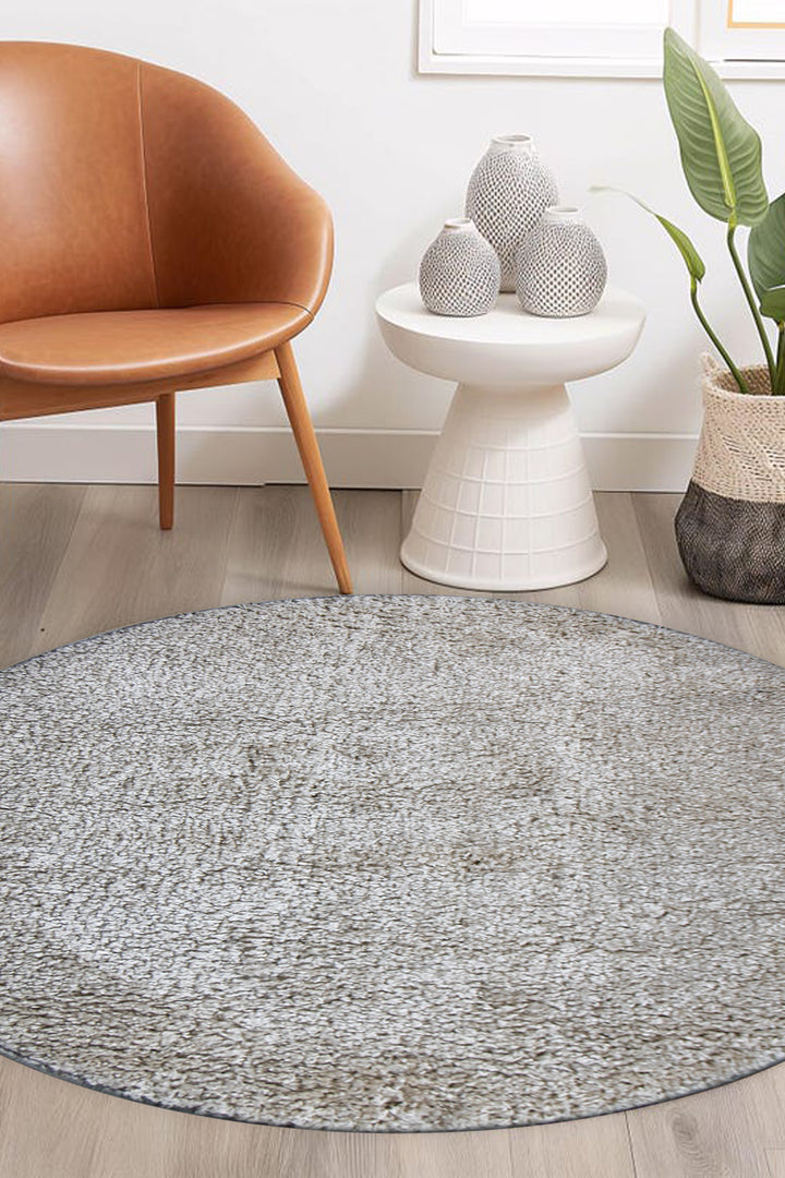 Turkish Modern  Festival WD Rug - Gray - 3.2 x 3.2 FT - Superior Comfort, Modern Style Accent Rug