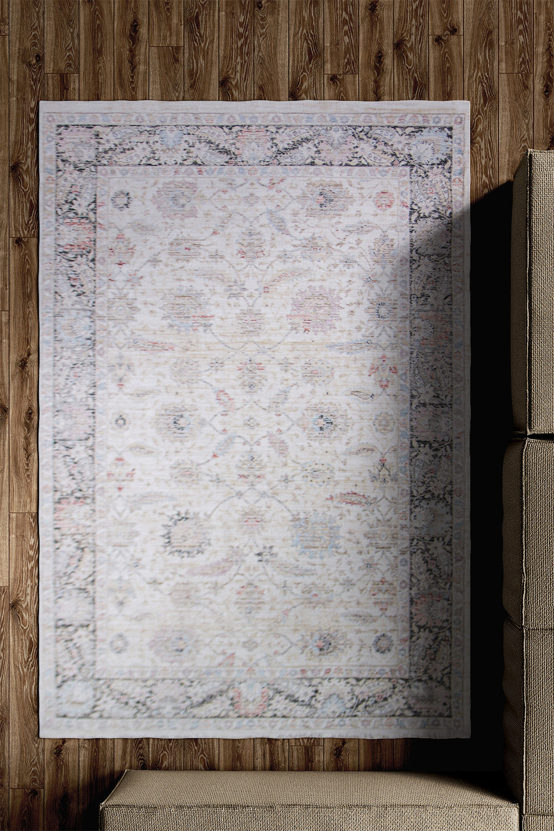 Premium Quality Turkish Antia Rug - 4.9 x 7.1 FT - Resilient Construction for Long-Lasting Use