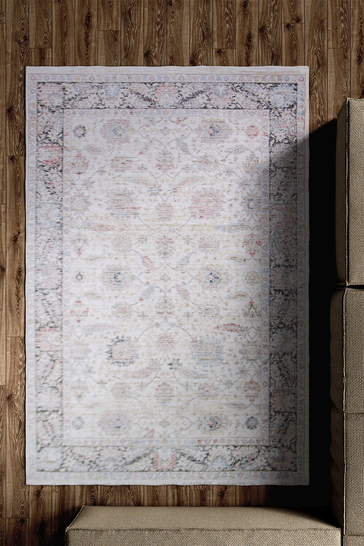 Premium Quality Turkish Antia Rug - 4.9 x 7.1 FT - Resilient Construction for Long-Lasting Use