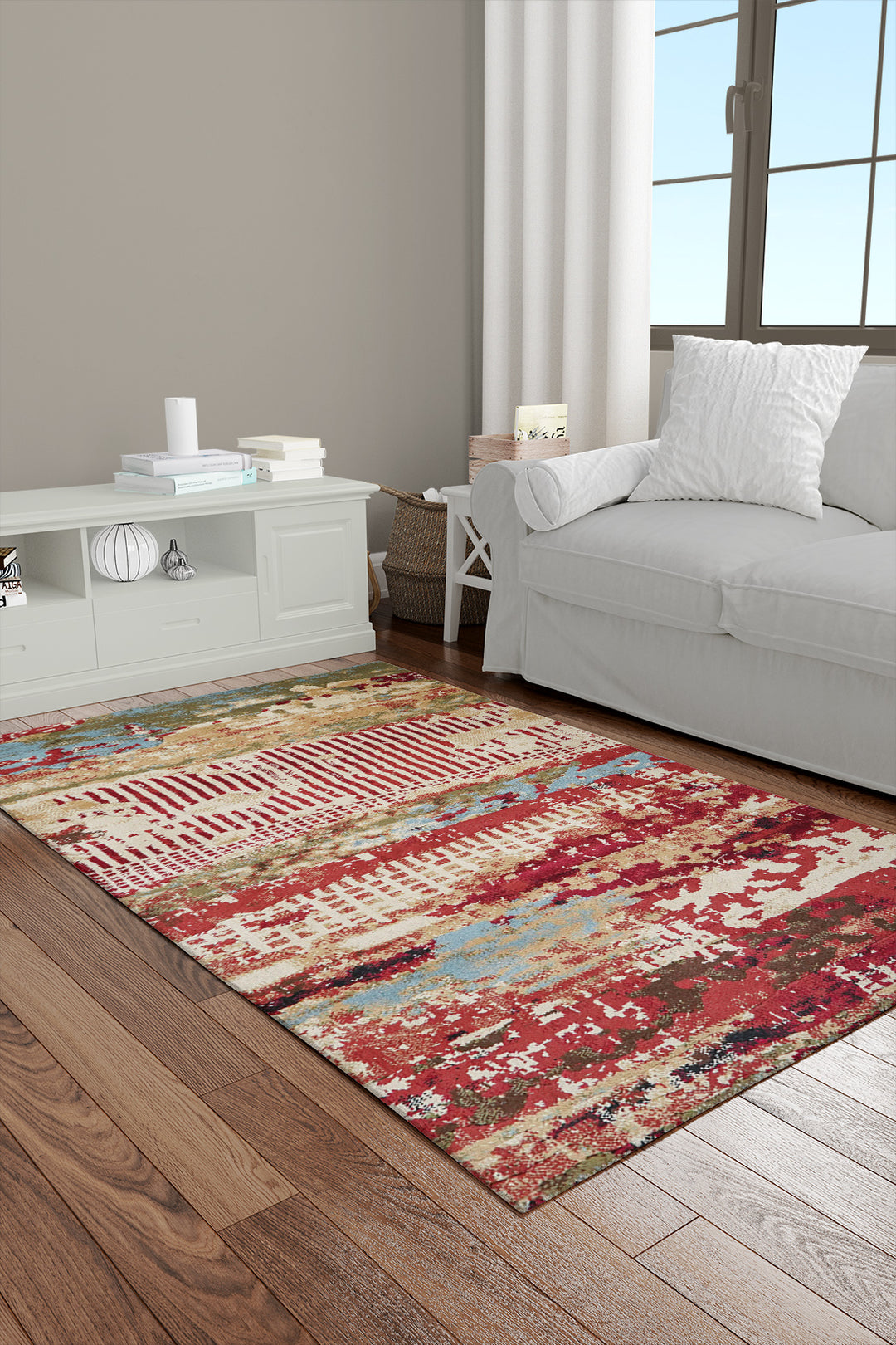 Turkish Modern Festival WD Rug - 2.6 x 5 FT - Luxurious Woven Masterpiece 50% Off!