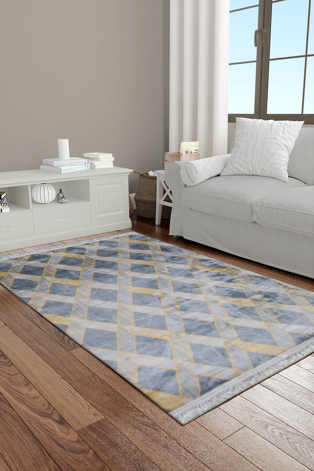 Turkish Modern Festival WD Rug - 3.9 x 5.6 FT - Luxurious Woven Masterpiece 50% Off!