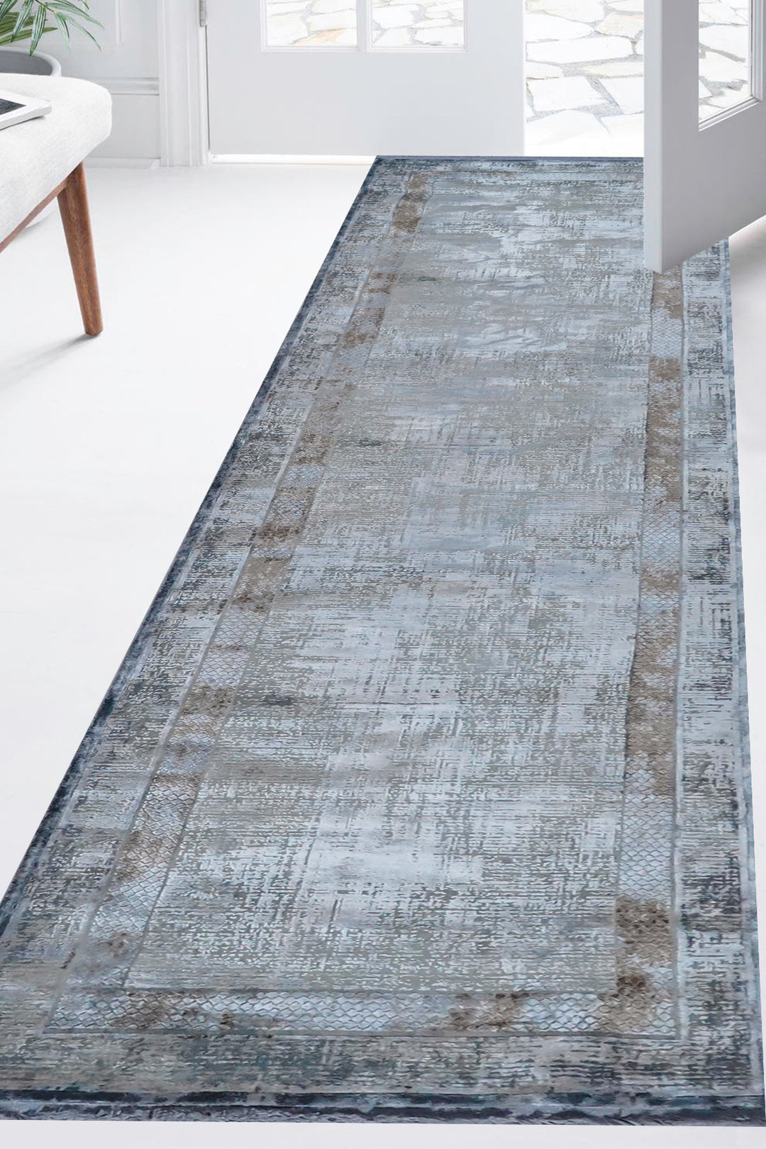 Turkish Modern <strong>Sunrise</strong> Rug - Gray