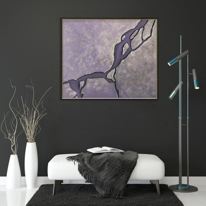 Hand Painted Textured, Acrylic Painting