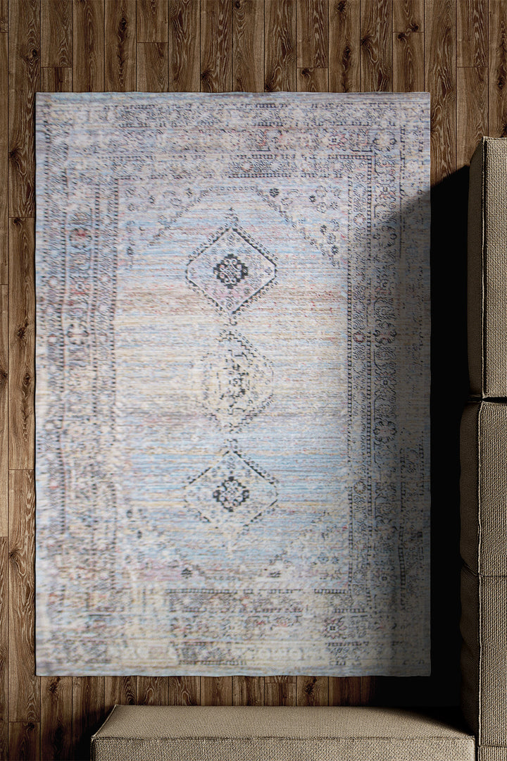 Premium Quality Turkish Antia Rug - 4.9 x 7.1 FT - Resilient Construction for Long-Lasting Use