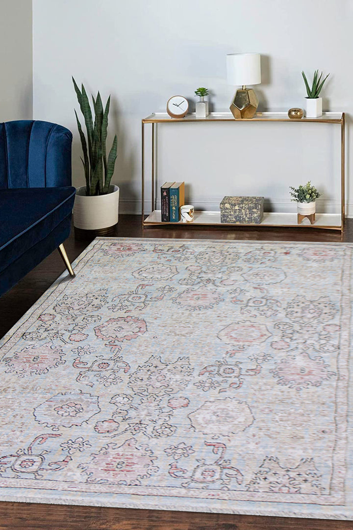 Premium Quality Turkish Antia Rug - 6.6 x 9.4 FT - Resilient Construction for Long-Lasting Use