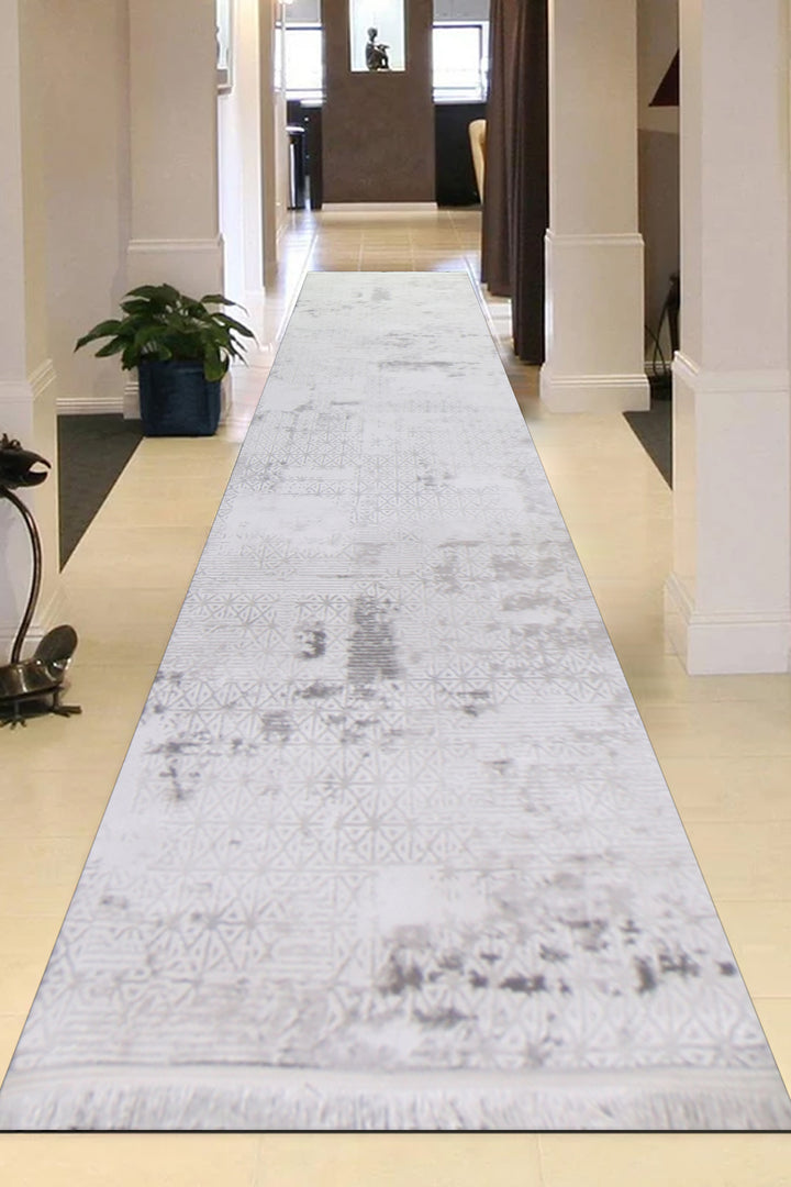 Turkish Modern Festival Acrylic Rug - 2.6 x 9.8 FT - Luxurious Woven Masterpiece 50% Off!
