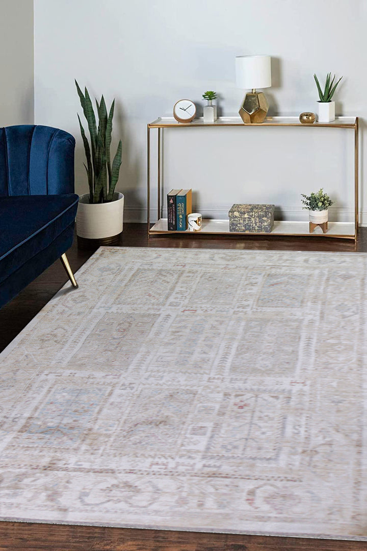 Premium Quality Turkish Antia Rug - 6.6 x 9.4 FT - Resilient Construction for Long-Lasting Use